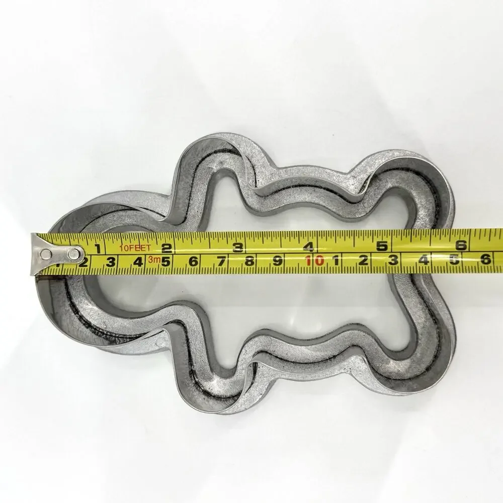 Watkins Large Aluminum Die Cast Hand Crafted Gingerbread Man Cookie Cutter VTG